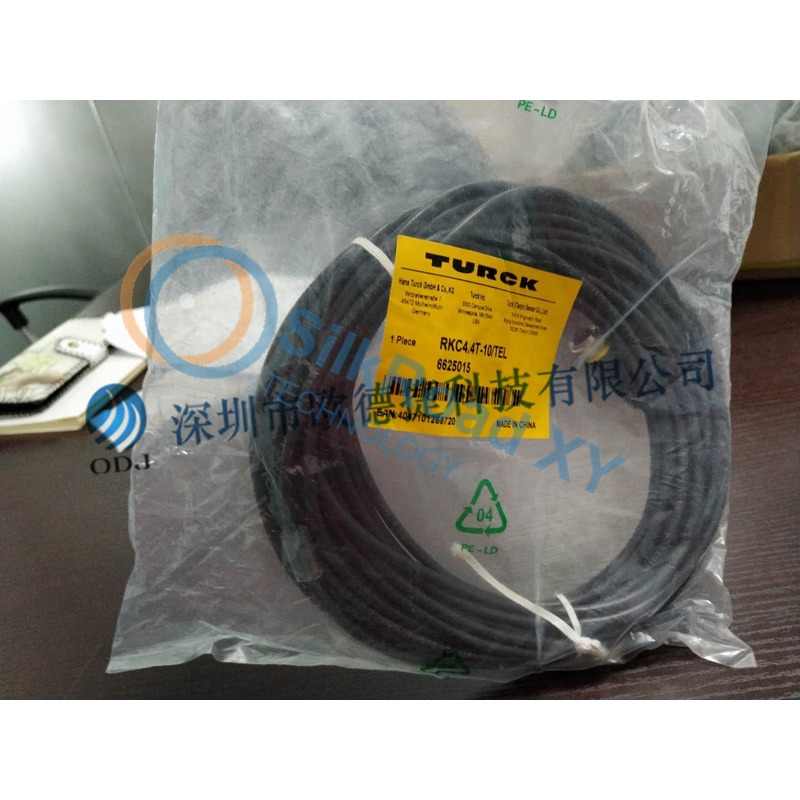 TURCK RKC4.4T-10/TEL M12 Cordset
